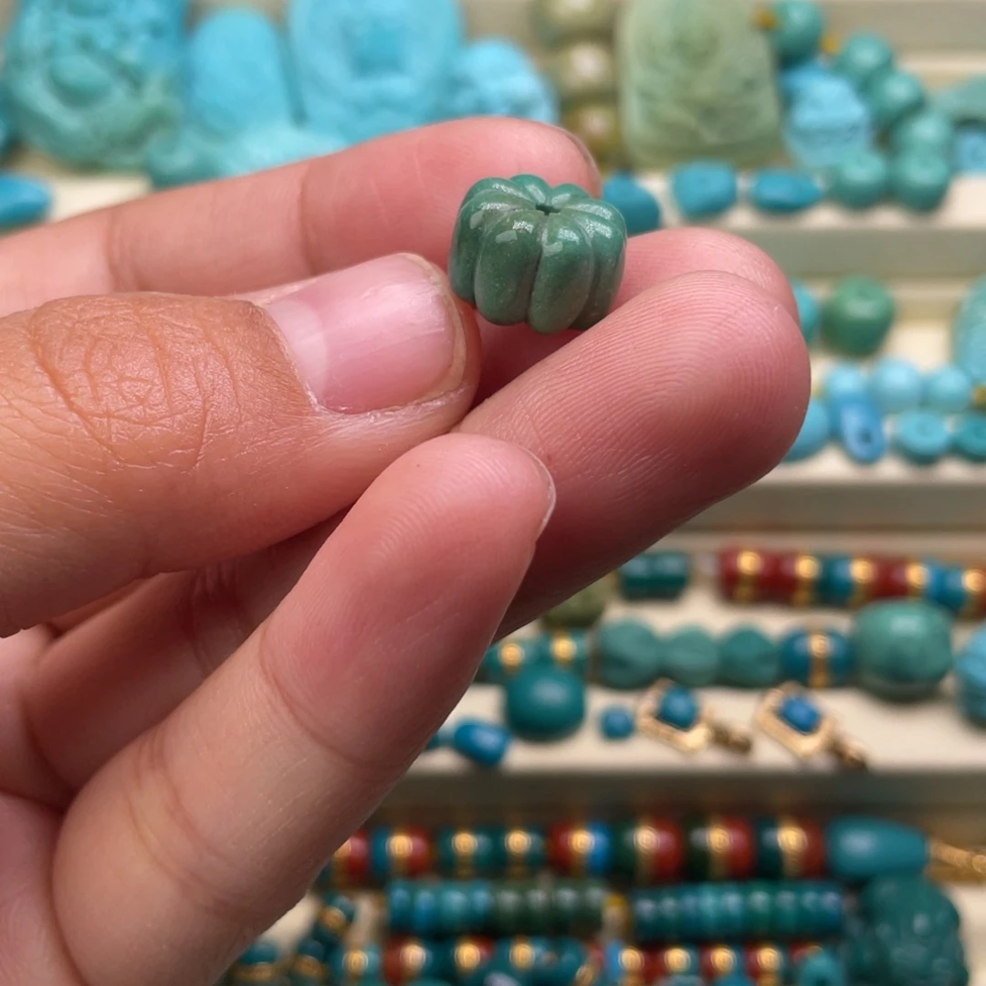 绿松石瓜珠未镶嵌