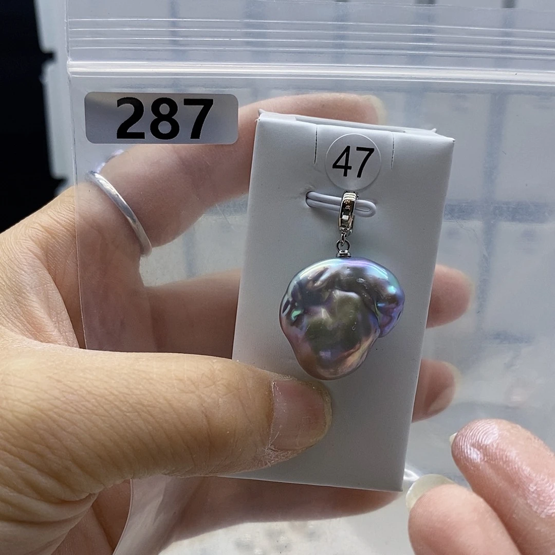 颈饰合金淡水珍珠