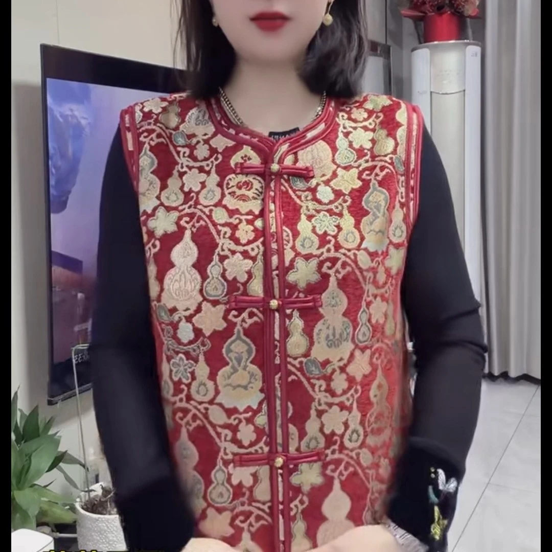 时尚女装新款国风马甲8999