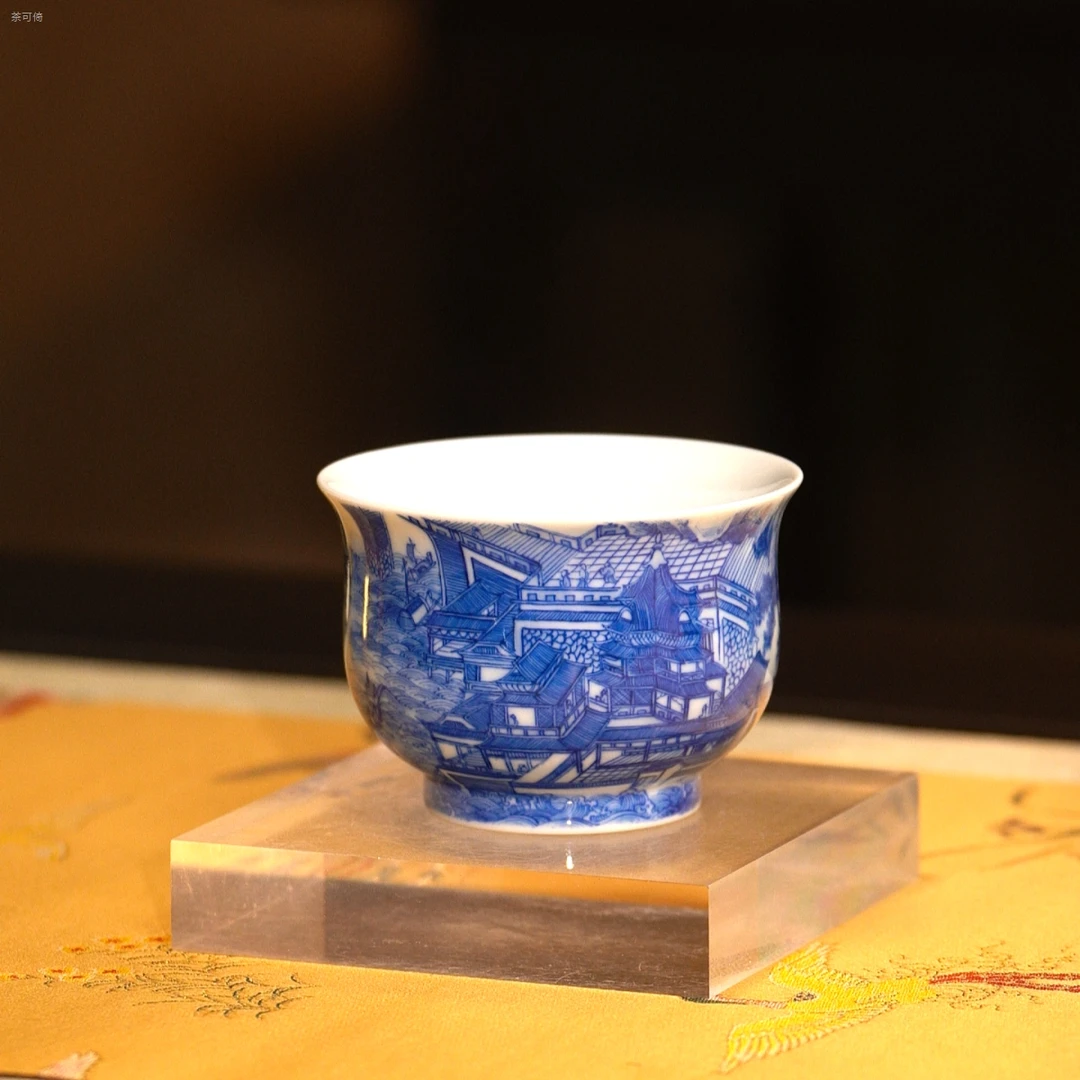 良朋柴窑 大明宫下段高炉式杯 L