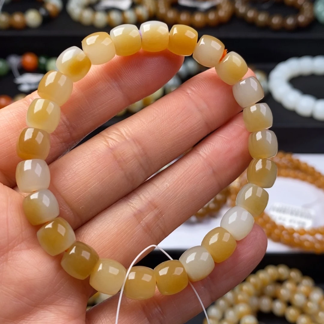 和田玉手串未镶嵌