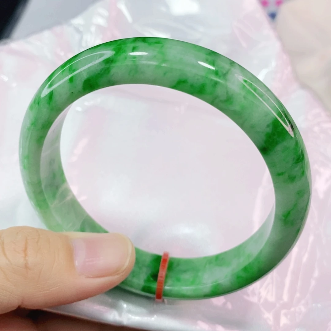 未镶嵌手镯翡翠58.59圈口强推