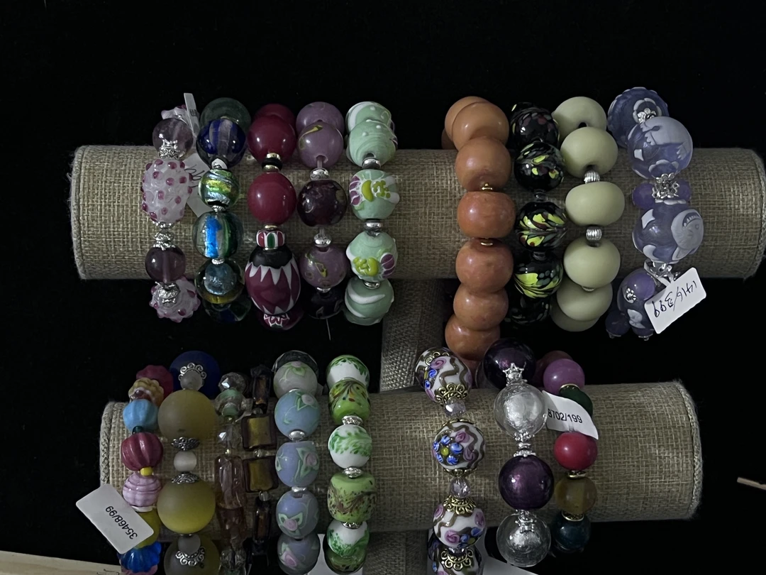 铜合金琉璃手链 复古风琉璃手串