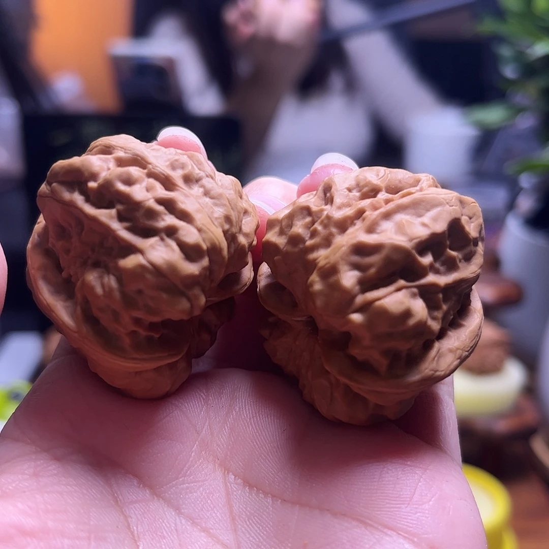 文玩核桃把件37尺蛤蟆30