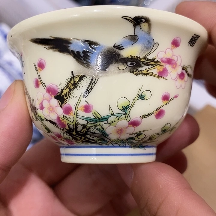 摆件景德镇陶瓷主人杯23456