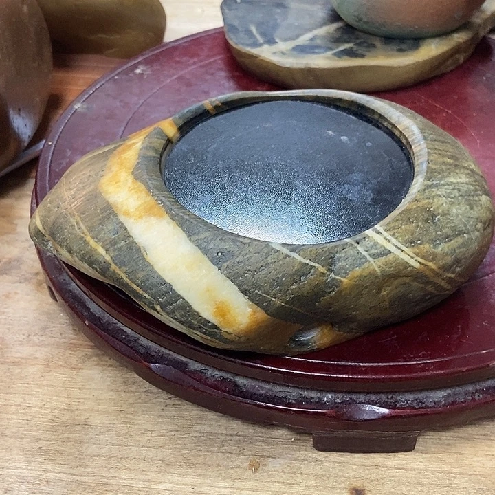 济***饰天然石头花瓶摆件