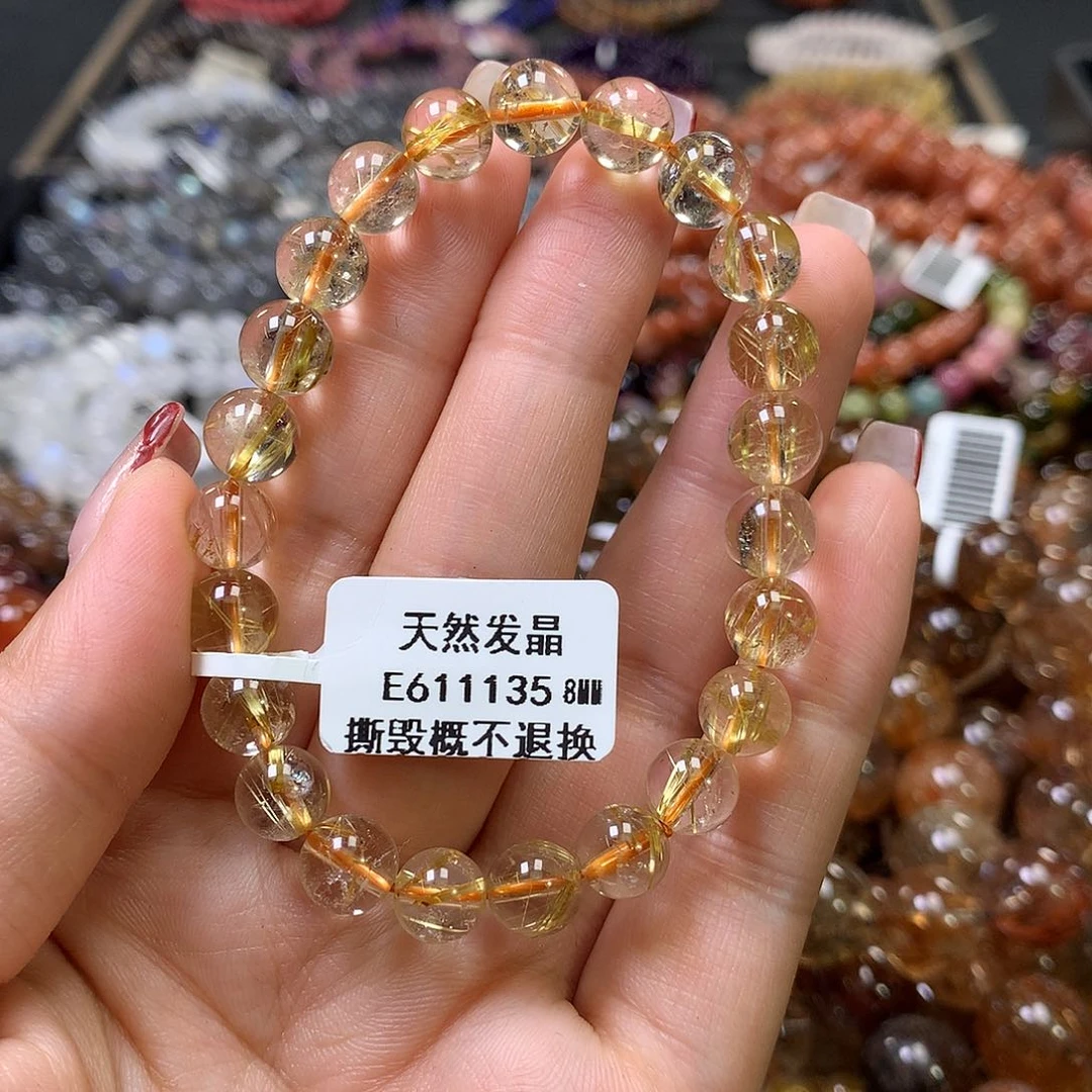 水晶手链未镶嵌，