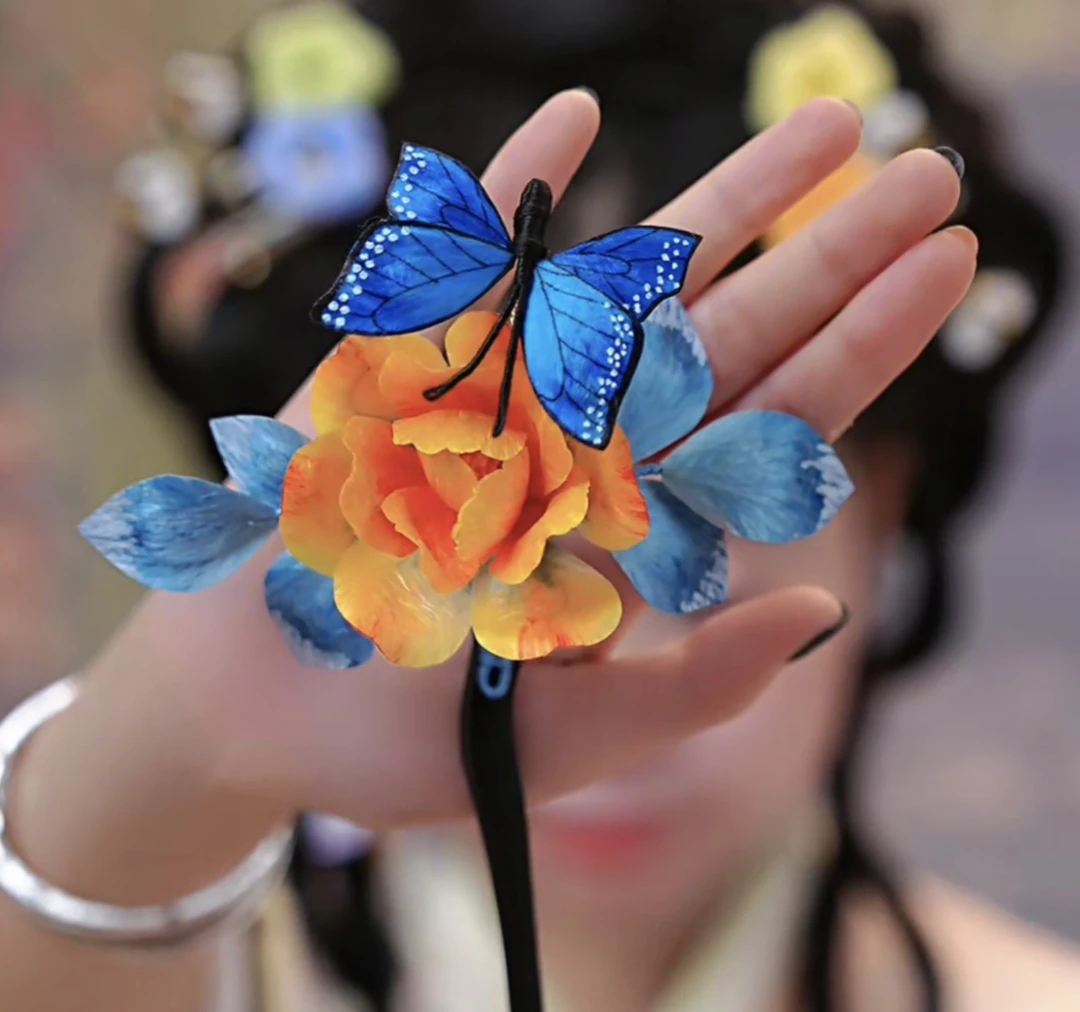 江南浔绒花 默认木簪 改主体找客服