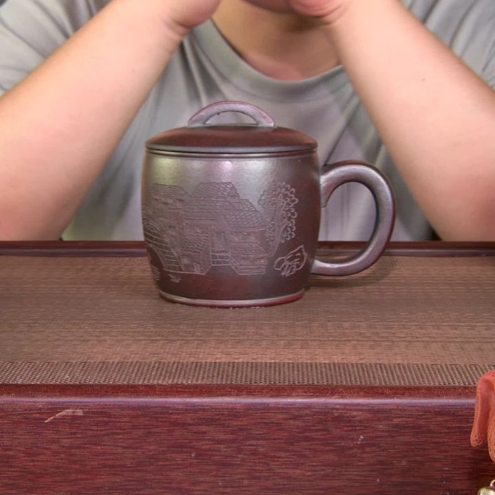 茶杯紫砂高货放漏