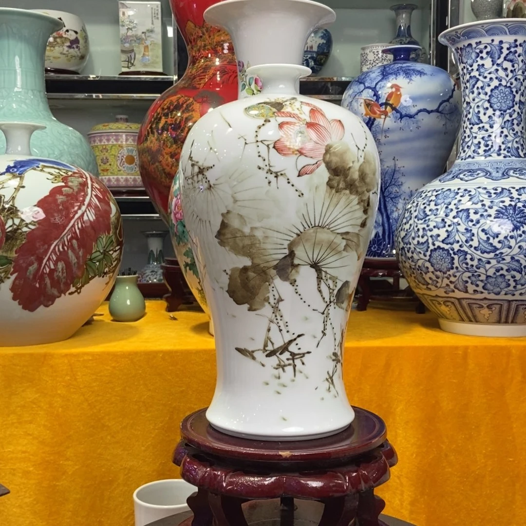 瓶景德镇陶瓷花瓶摆件