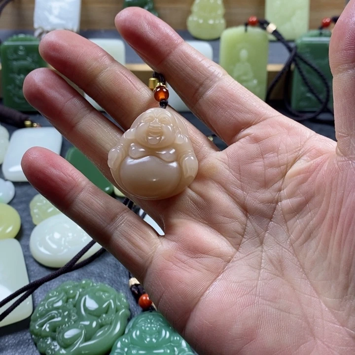 和田玉（青白玉）吊坠(赠链)未镶嵌