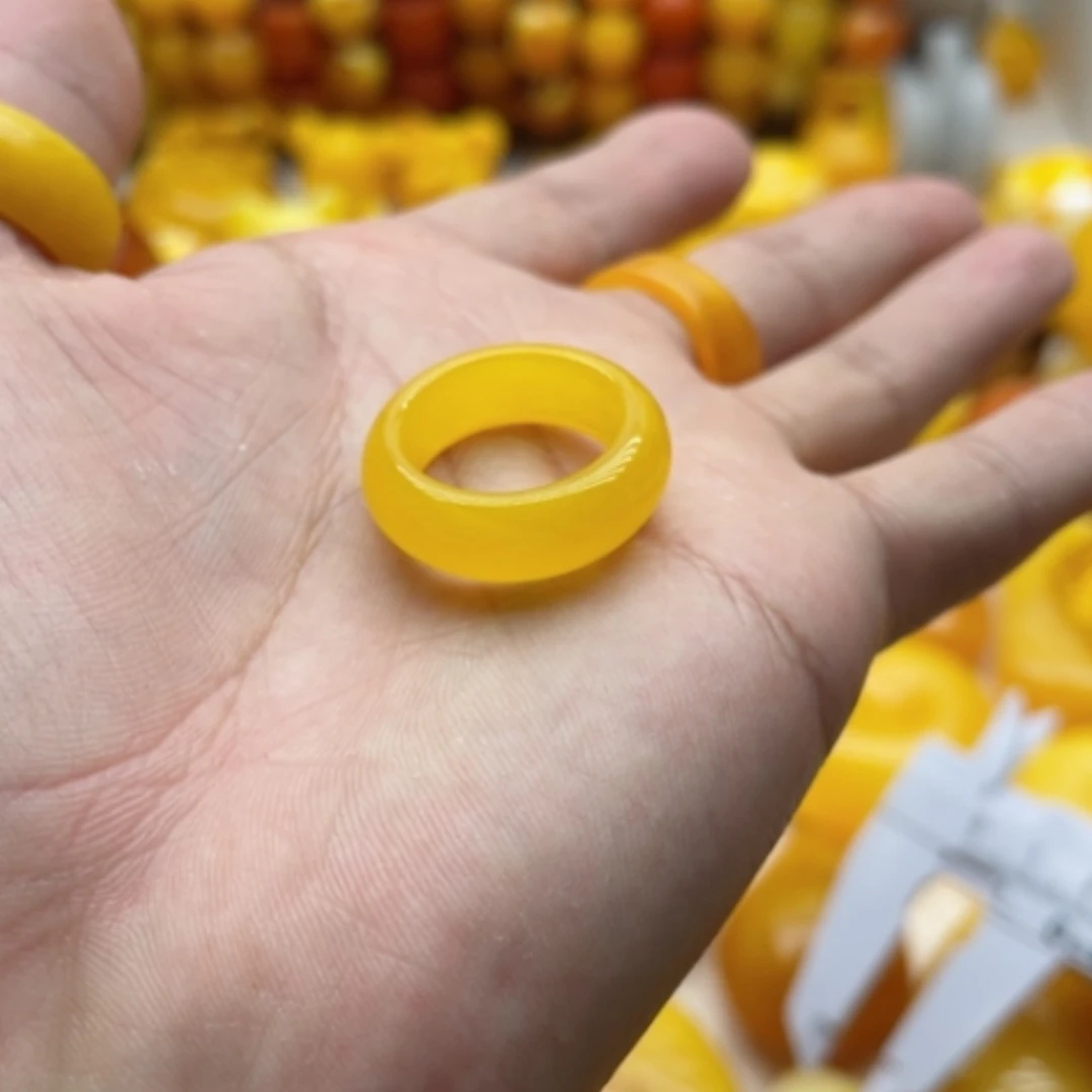 【闪购商品】蜜蜡手链未镶嵌蜜蜡戒指内卡18