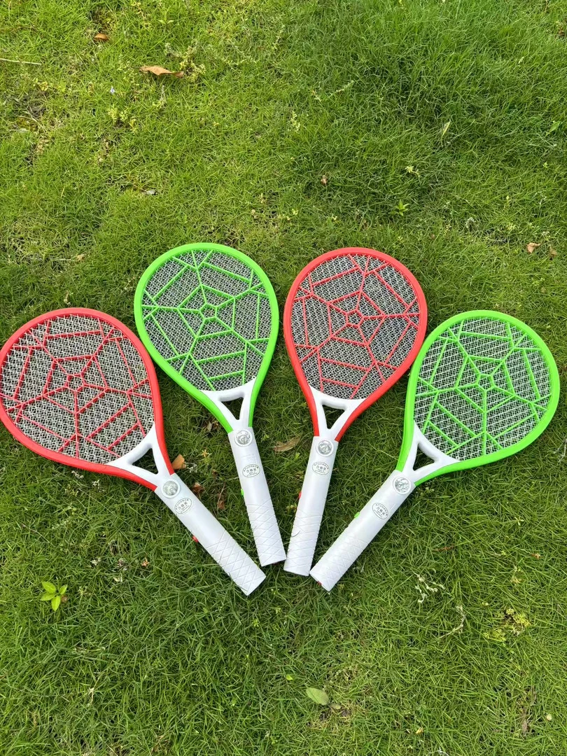 家用充电式带LED灯大号强力电蚊拍可插电灭蚊驱蚊神器