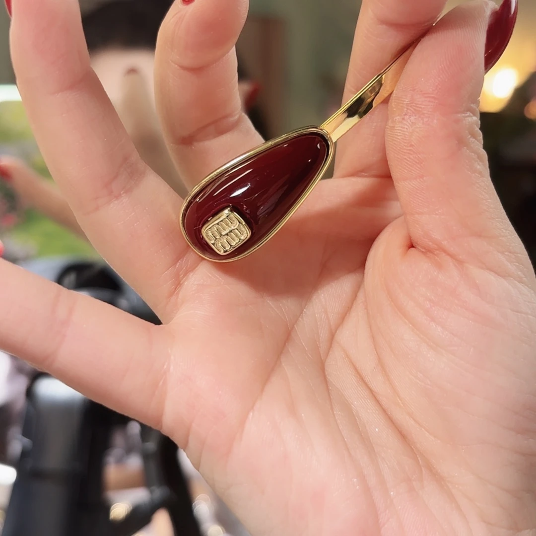琉璃纯铜合金发夹
