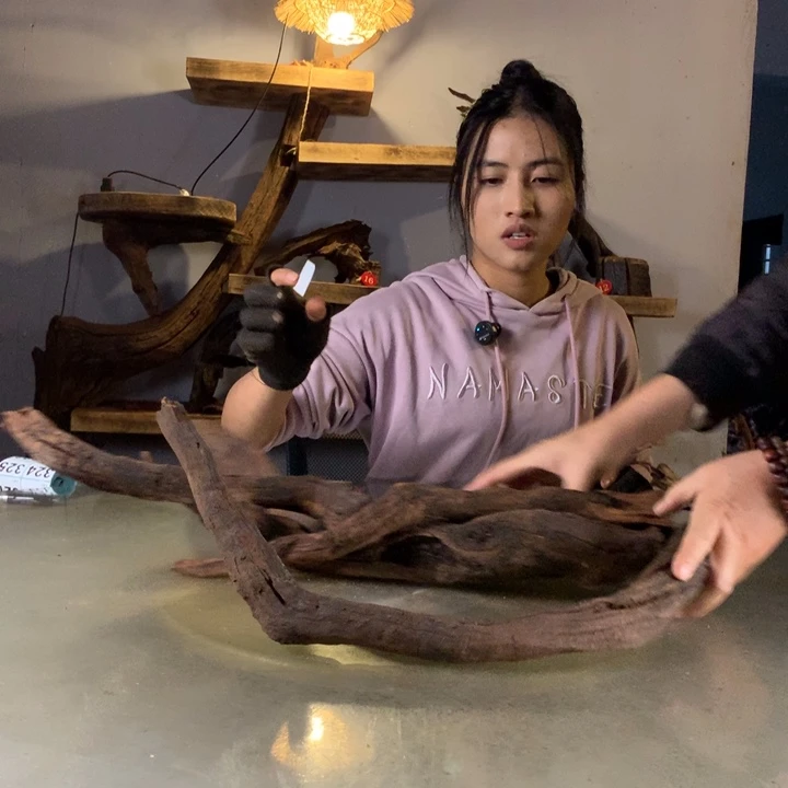 小***鱼天然的云南紫柚木会黄水