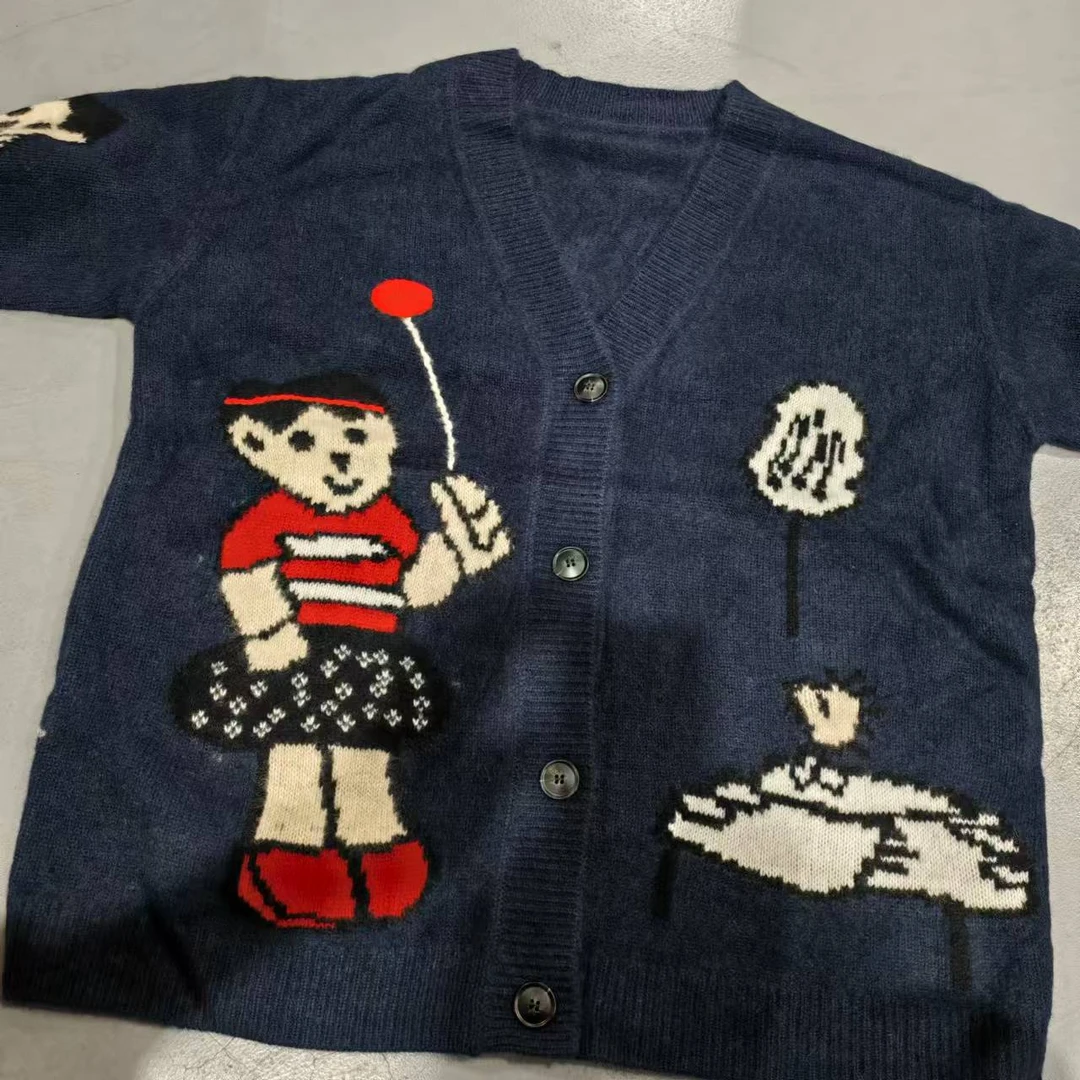 2024秋冬新款【炸总精选】纯羊绒休闲V领大开衫Y9917