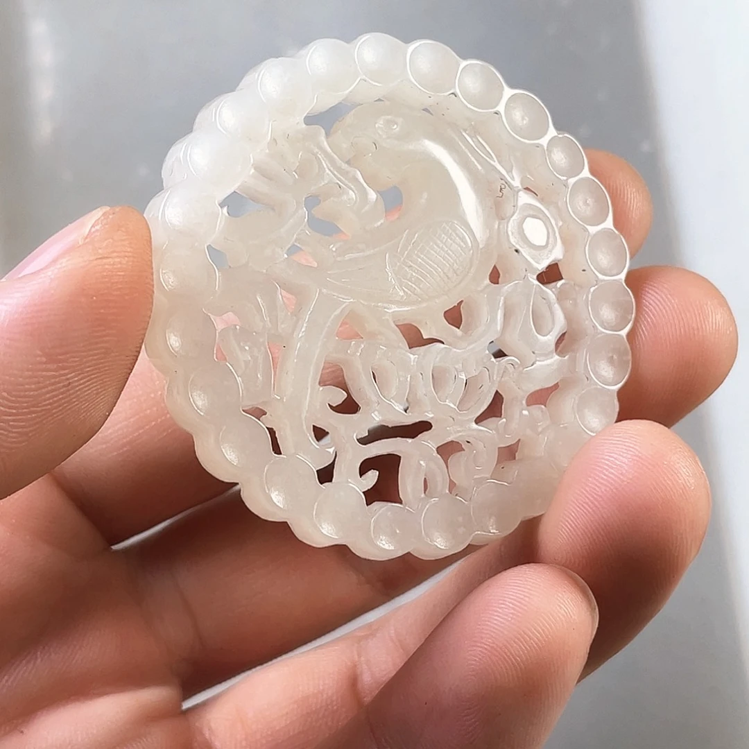 和田玉（糖玉）颈饰未镶嵌