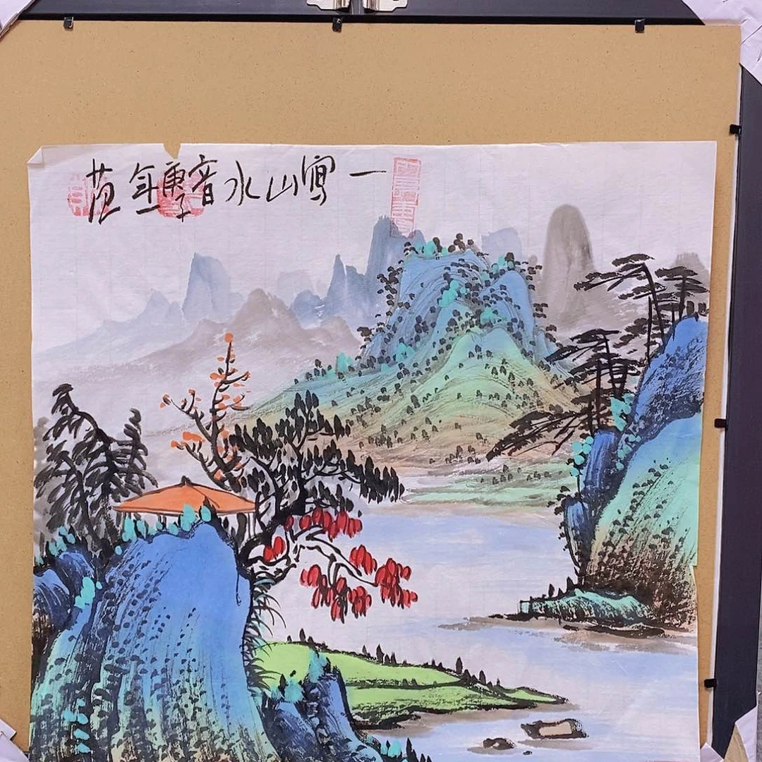 国画姜国华老师亲笔手绘作品