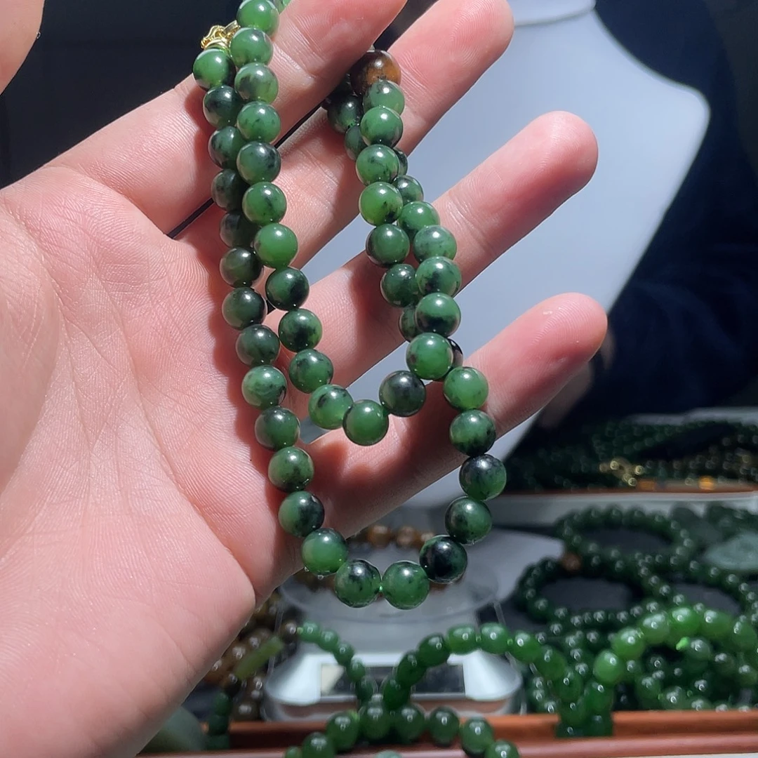 和田玉（碧玉）未镶嵌珠宝半成品