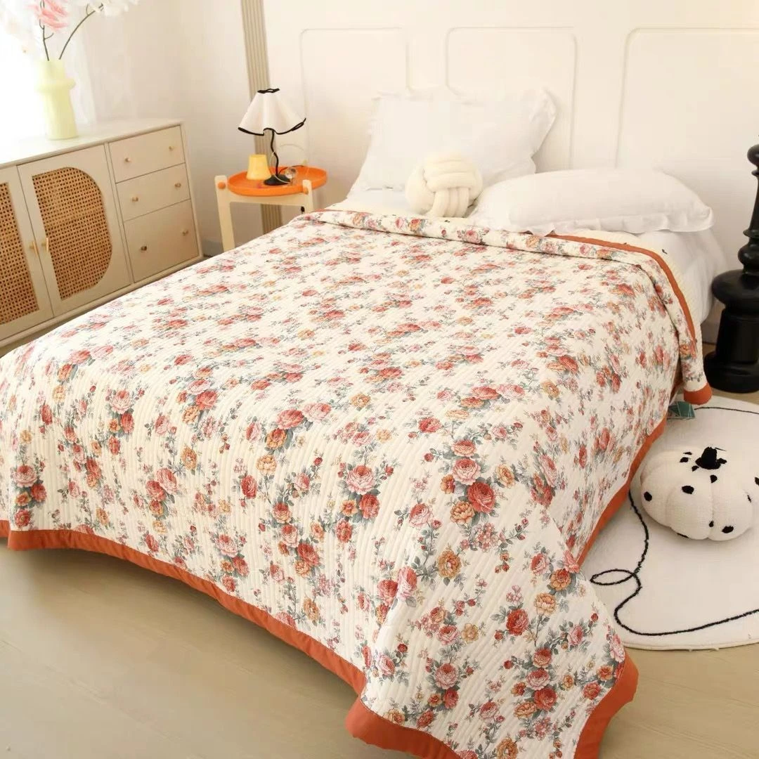亲肤棉床盖--英伦玫瑰200*230