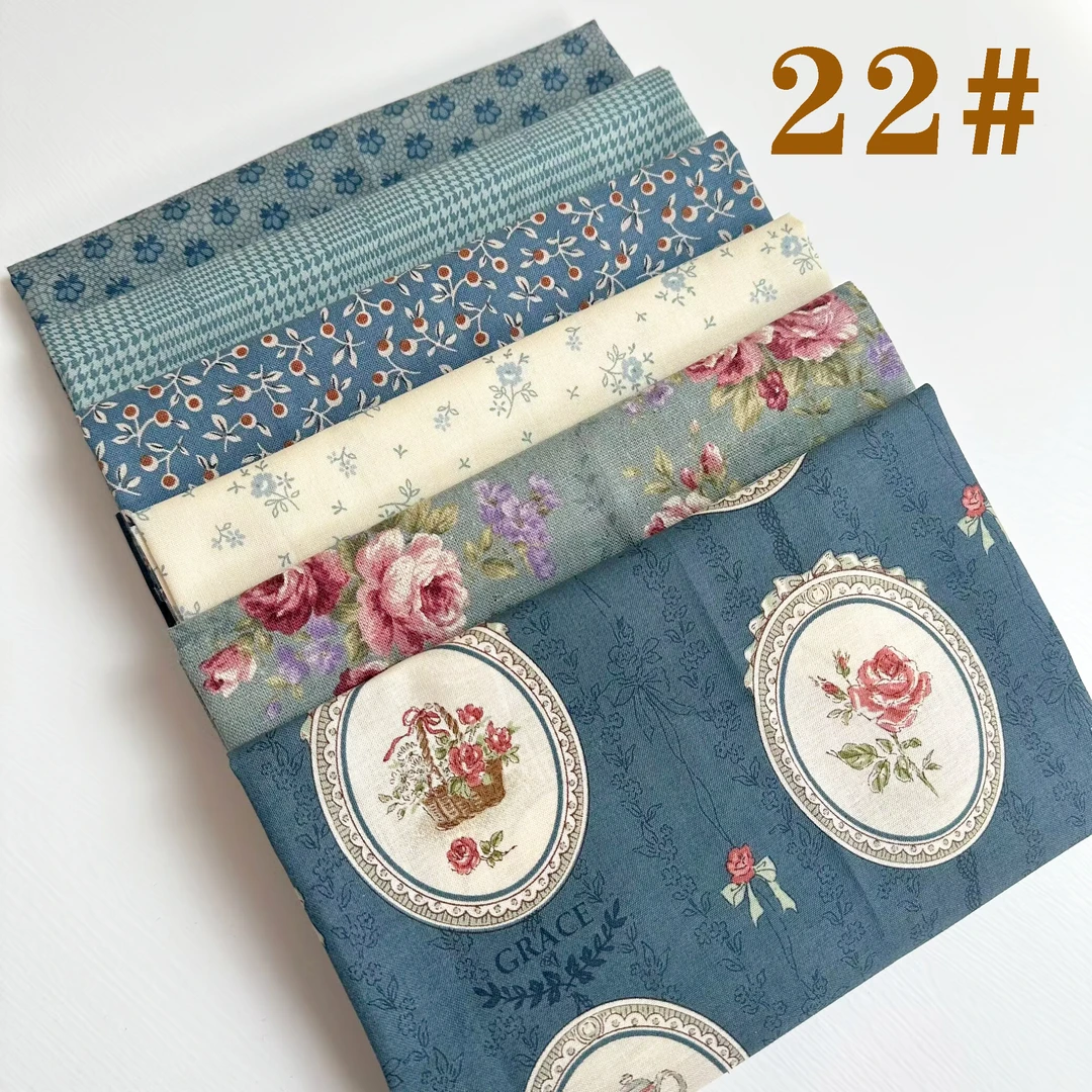 进口平纹印花 布组22#