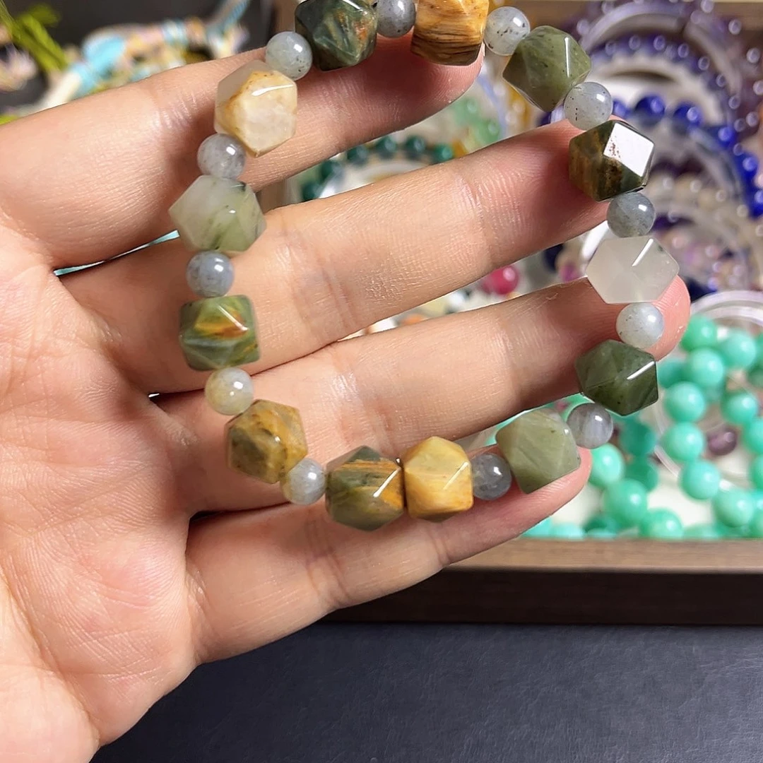水晶手串未镶嵌幽灵玛瑙