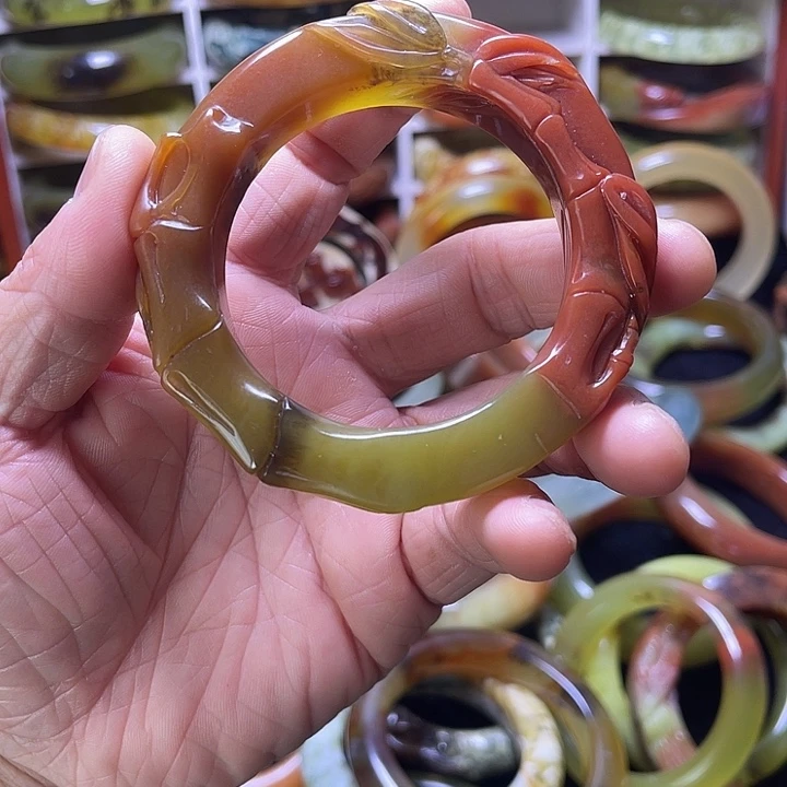 蛇纹石玉合金手镯