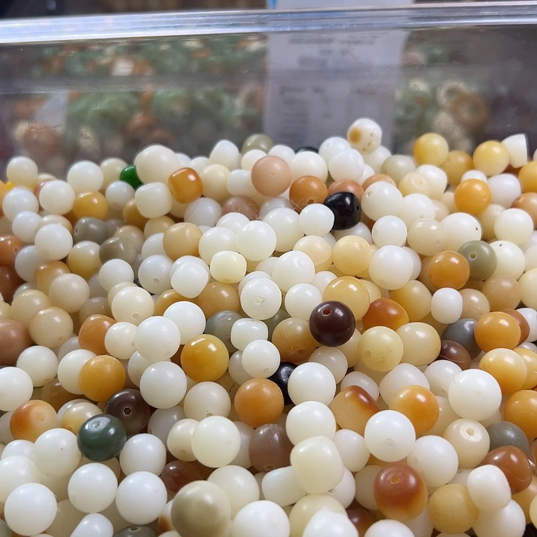 菩提根/象牙果吊坠瑕疵炭烧混200颗卡牌➕100颗