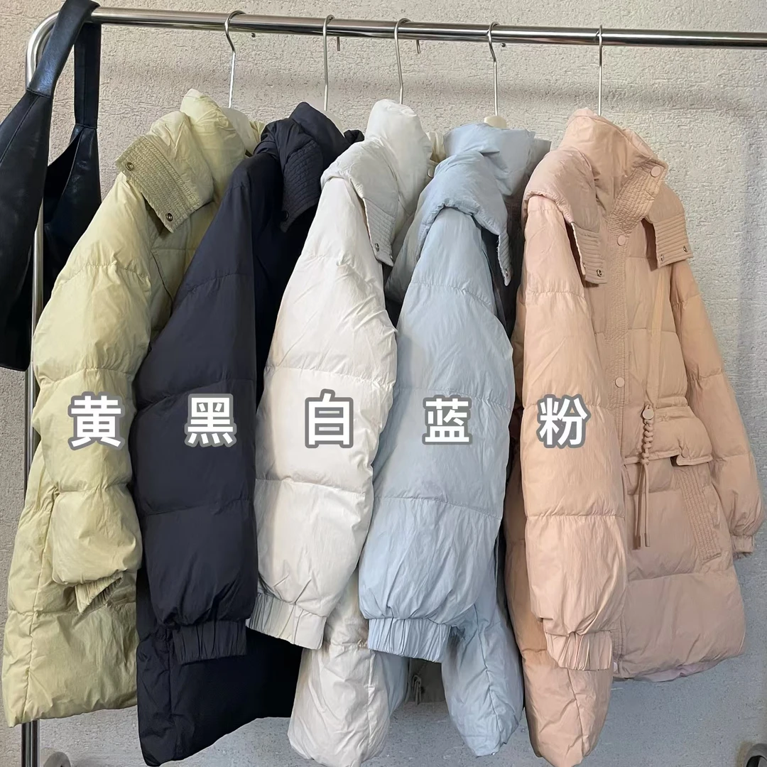 【 雨•美 推荐 】1269韩系百搭收腰抽绳纯色棉服