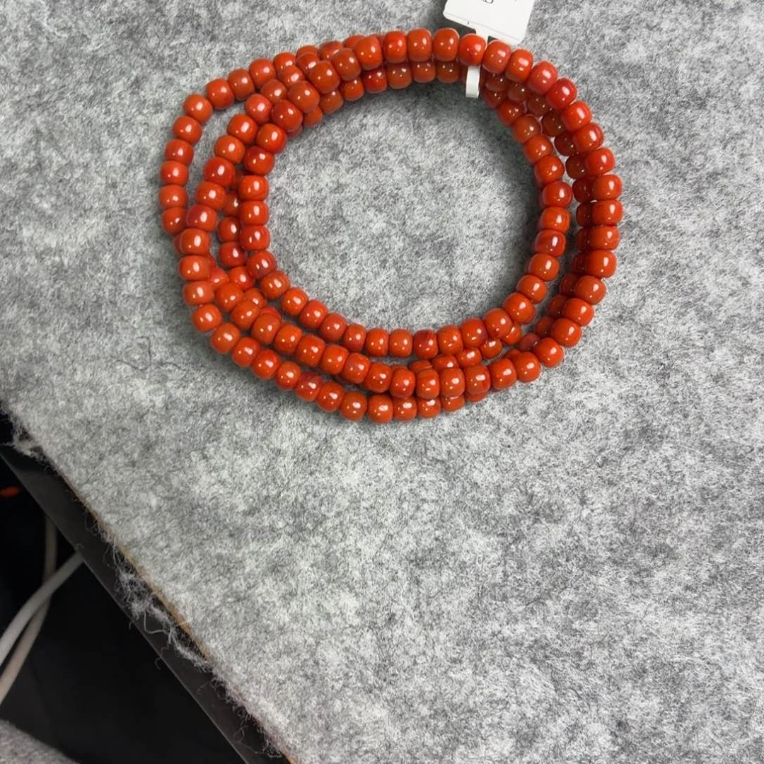 木***子南红玛瑙未镶嵌手串