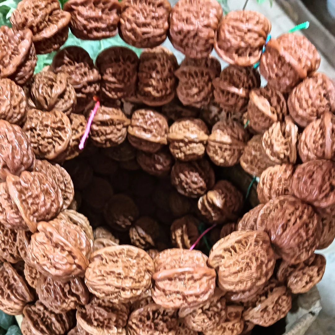 粗筋棱盘玩把件已打底小尺寸