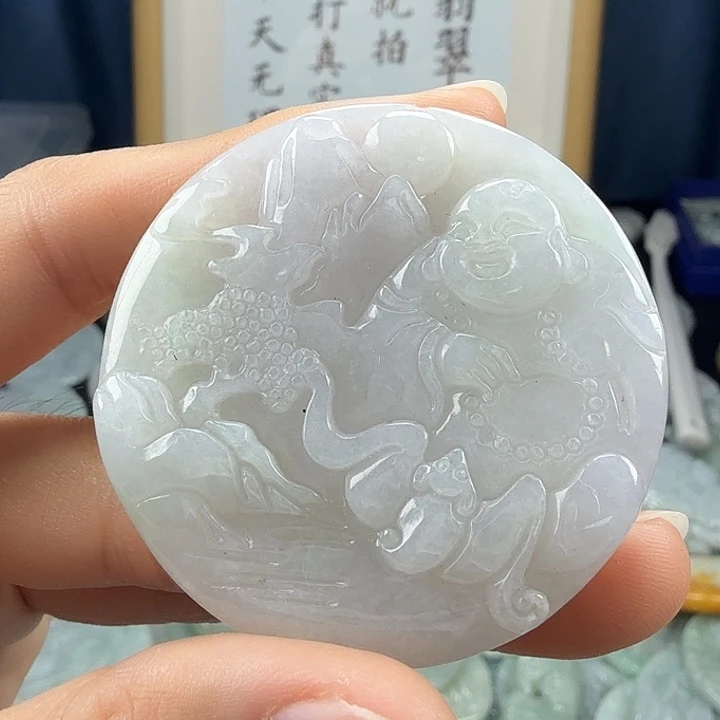 翡翠未镶嵌颈饰翡翠