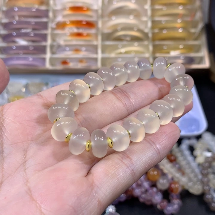 玛瑙/玉髓未镶嵌手链