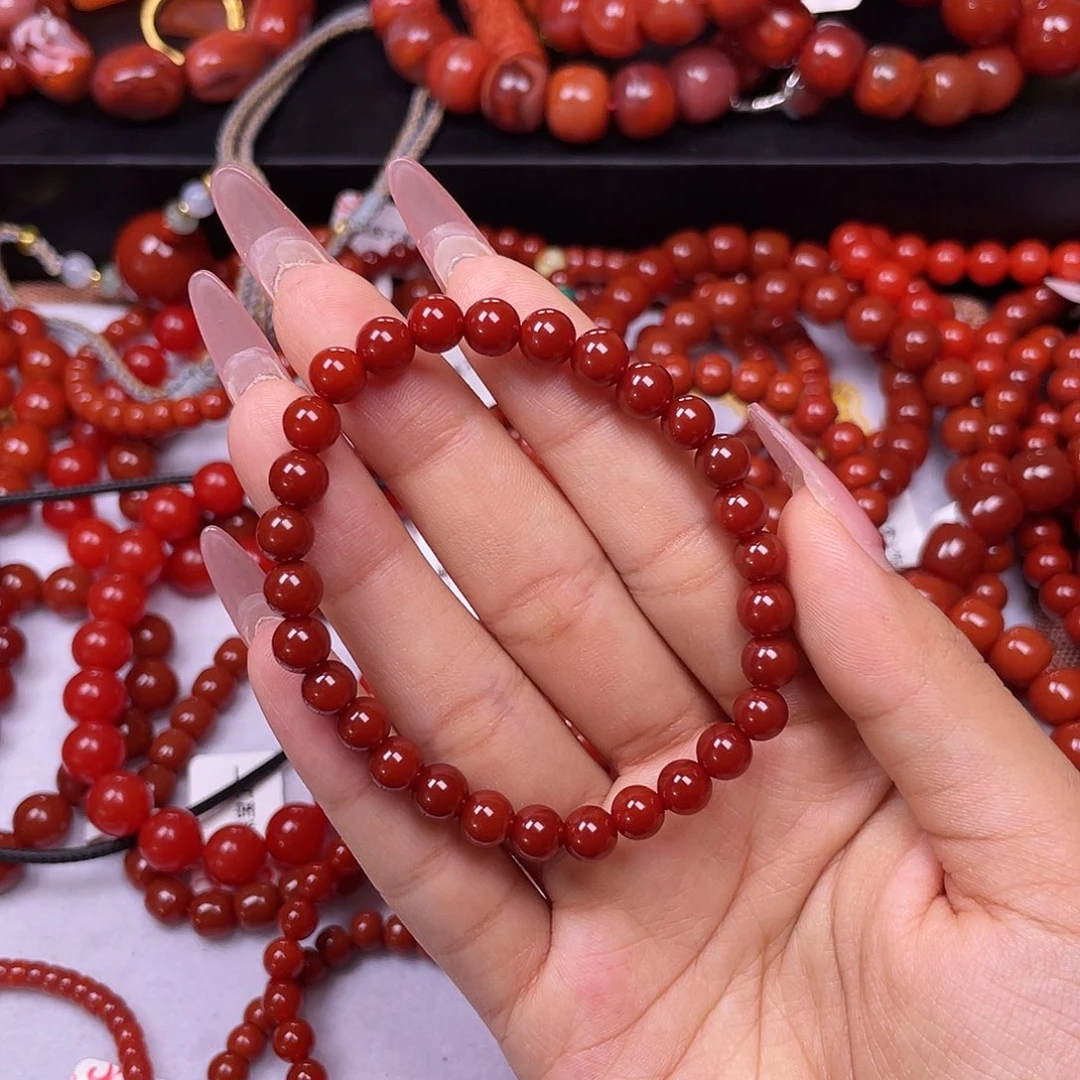 未镶嵌手链南红玛瑙