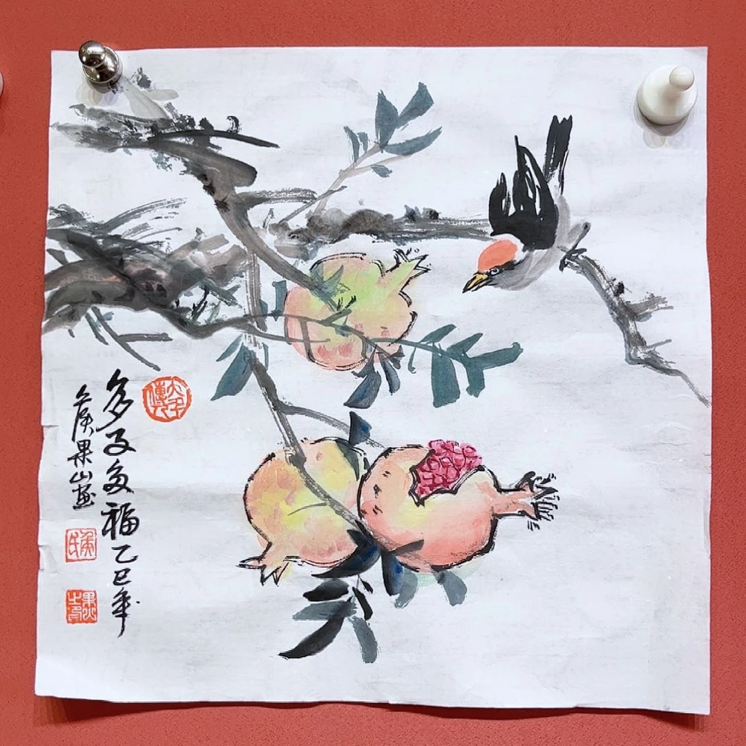 国画侯果山老师作品朵