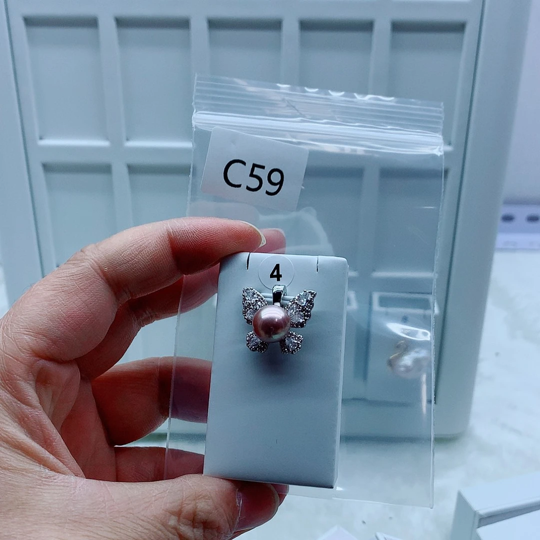 吊坠(不含链)合金淡水珍珠