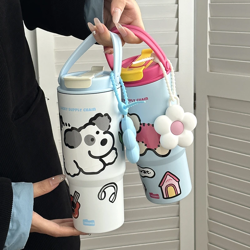 冰霸大容量夏季保温杯车载咖啡杯茶水分离上班族便携学生杯子