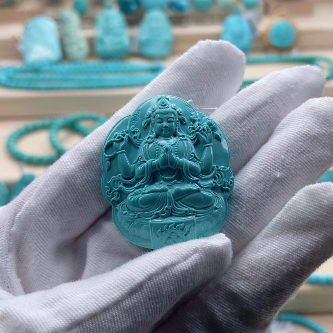 绿松石珠宝奇石未镶嵌