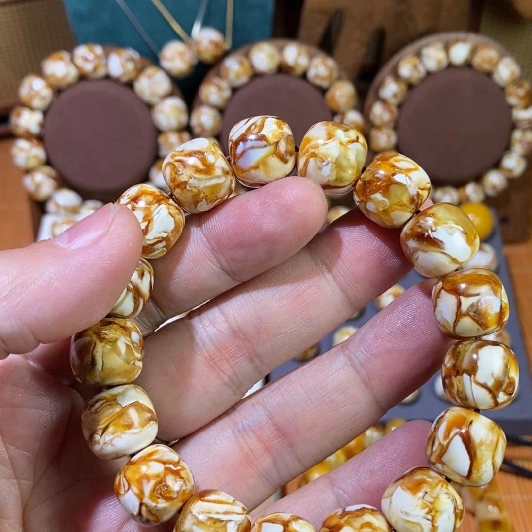 小***子13.2沁色精工老型手串