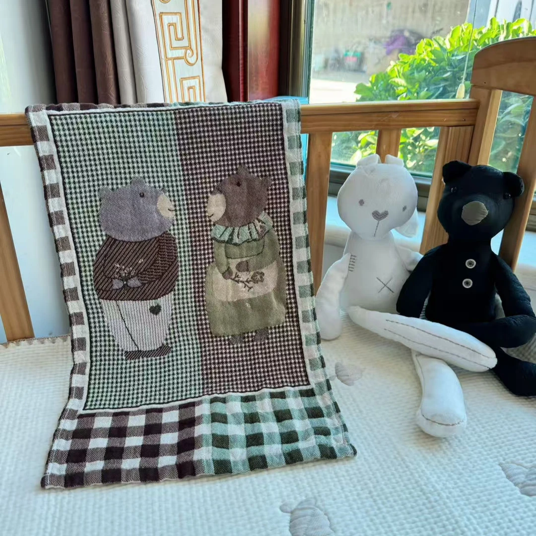 【纱布小毛巾】外贸小毛巾颜色随机