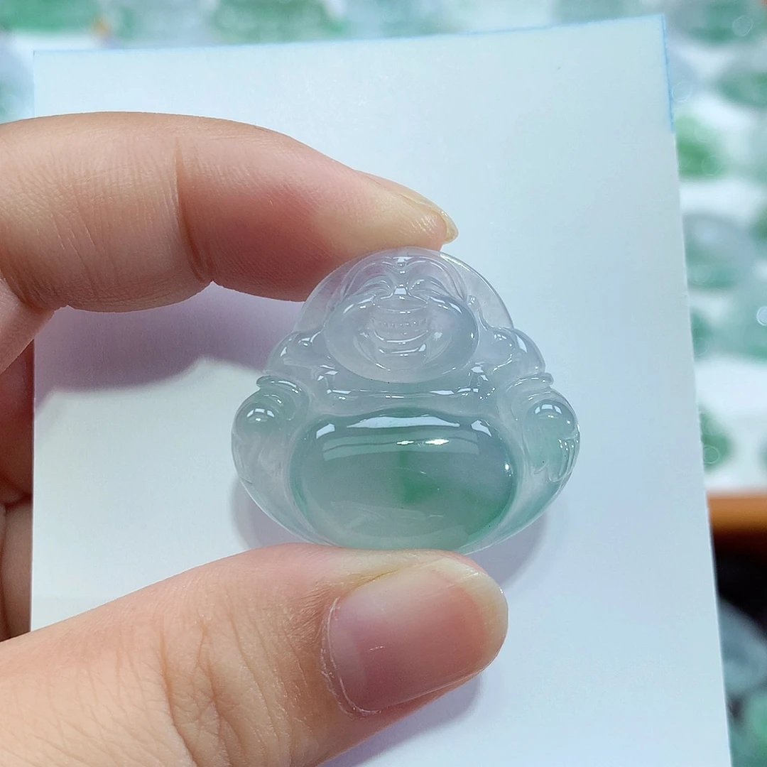 颈饰未镶嵌翡翠佛