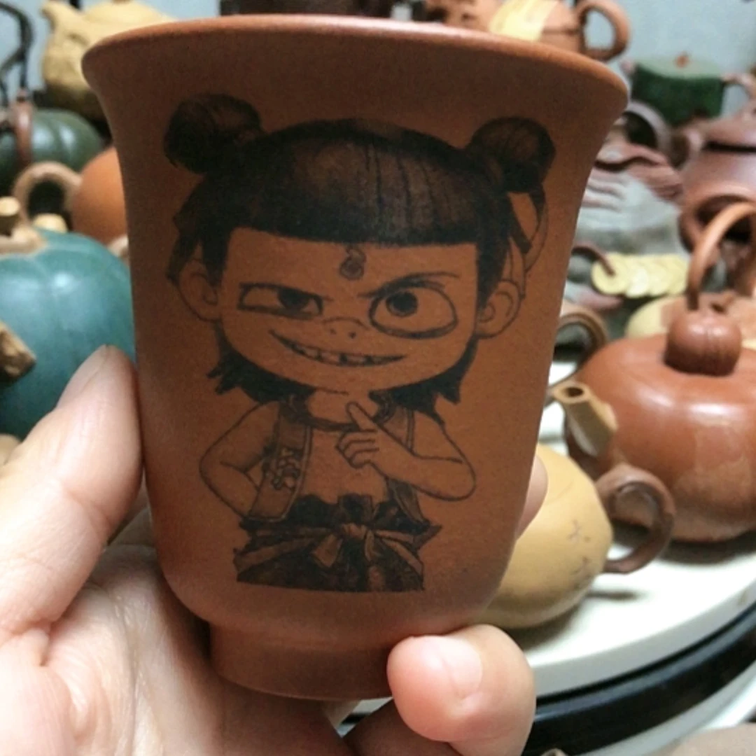 【闪购商品】茶杯紫砂180c主人杯哪吒