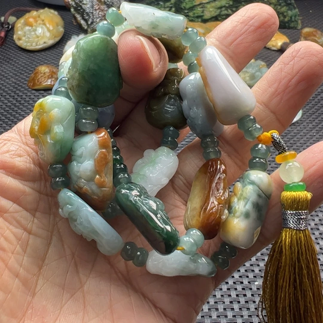 翡翠裸石缅甸翡翠