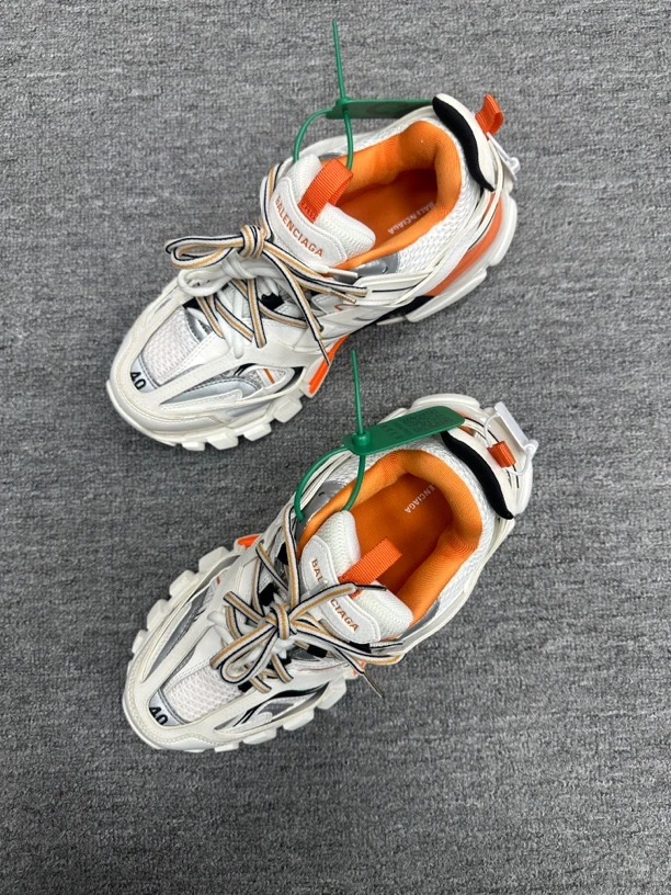 99新 Balenciaga/巴黎世家 40 巴黎世家老爹鞋白橙