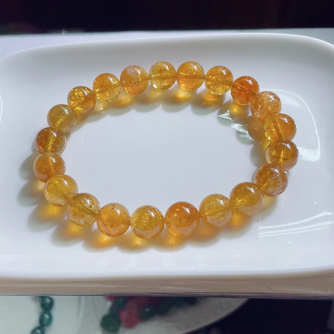 未镶嵌手链碧玺9.9mm左右