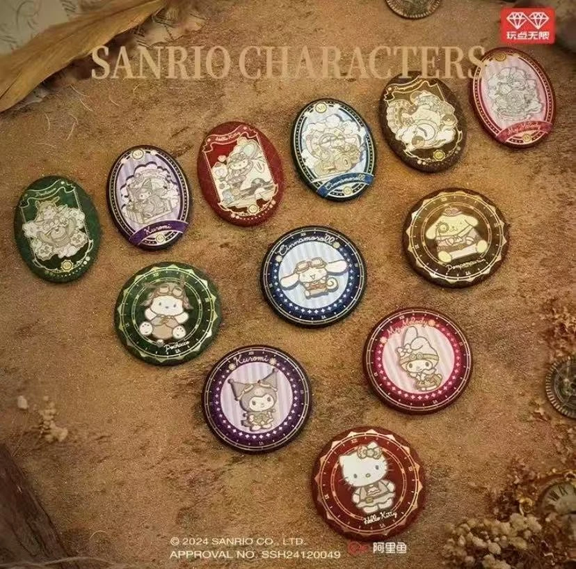 玩点无限三丽鸥家族蒸汽时代系列吧唧徽章