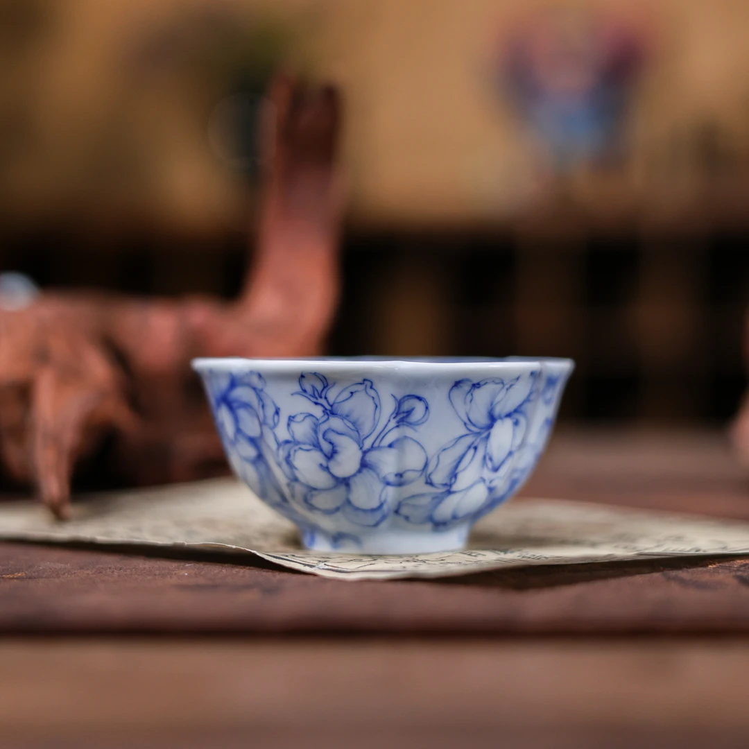 【斋居】栀子花杯（青樵S0315）