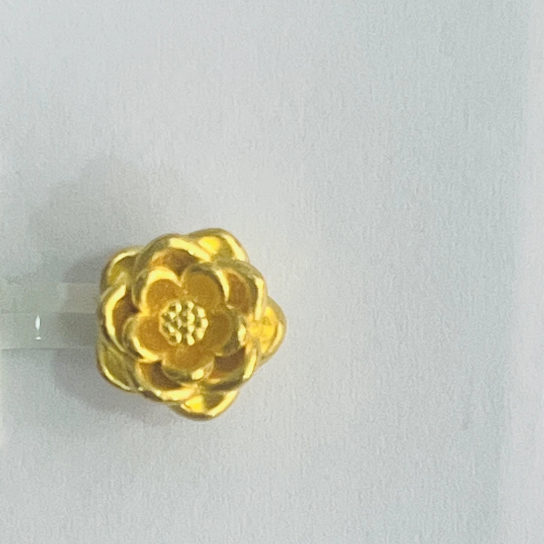 【小云专享】足金999饰品 莲花吊坠 1.05 GP