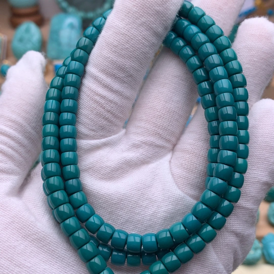 绿松石未镶嵌珠宝奇石5.7mm