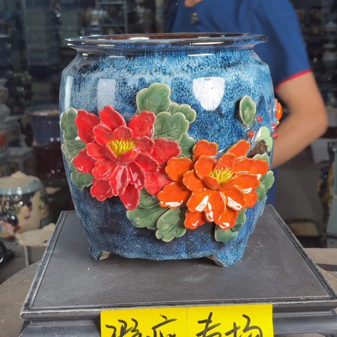 一风堂石湾花盆 内18*21